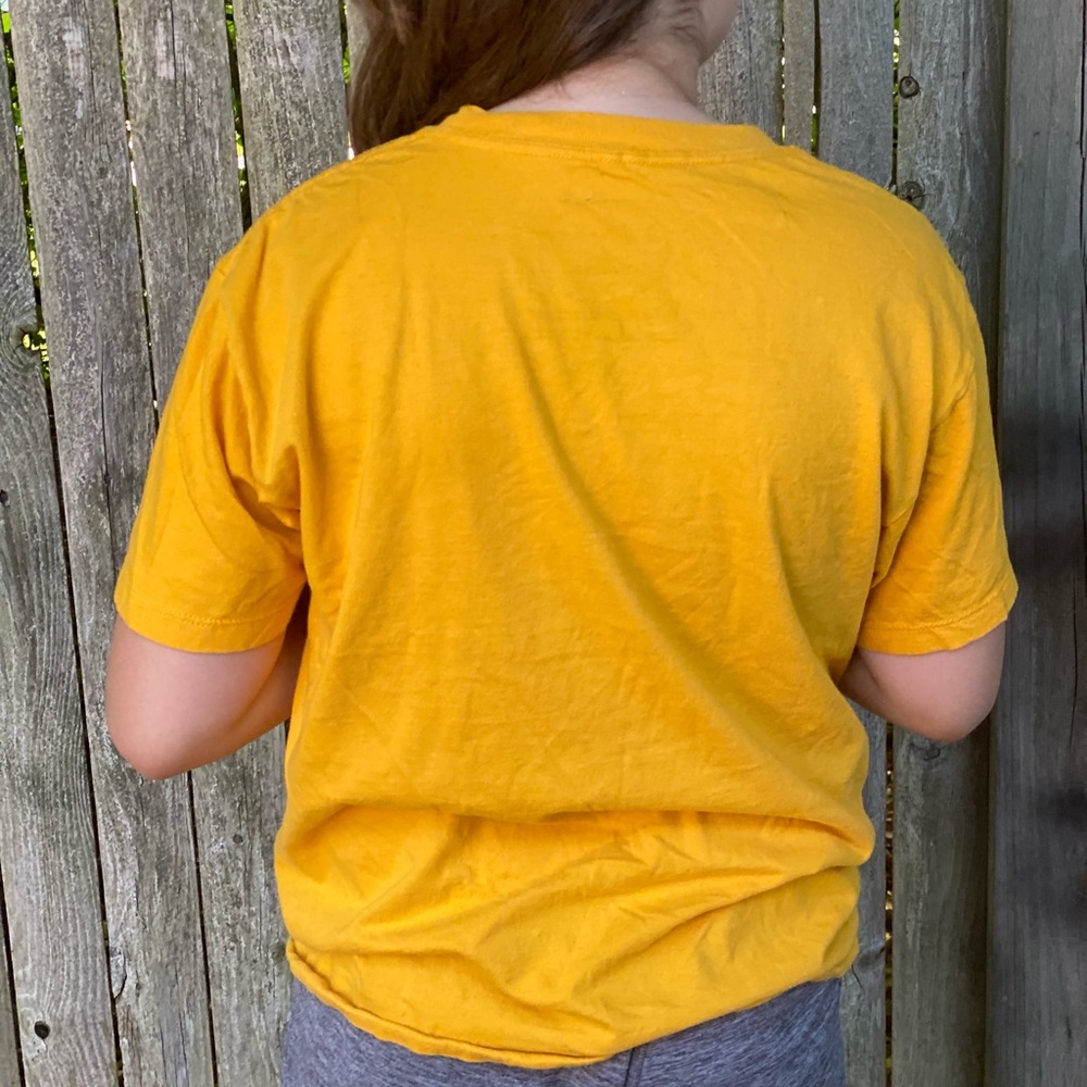 Capsule mountain sun yellow t-shirt size L - Picture 3 of 3
